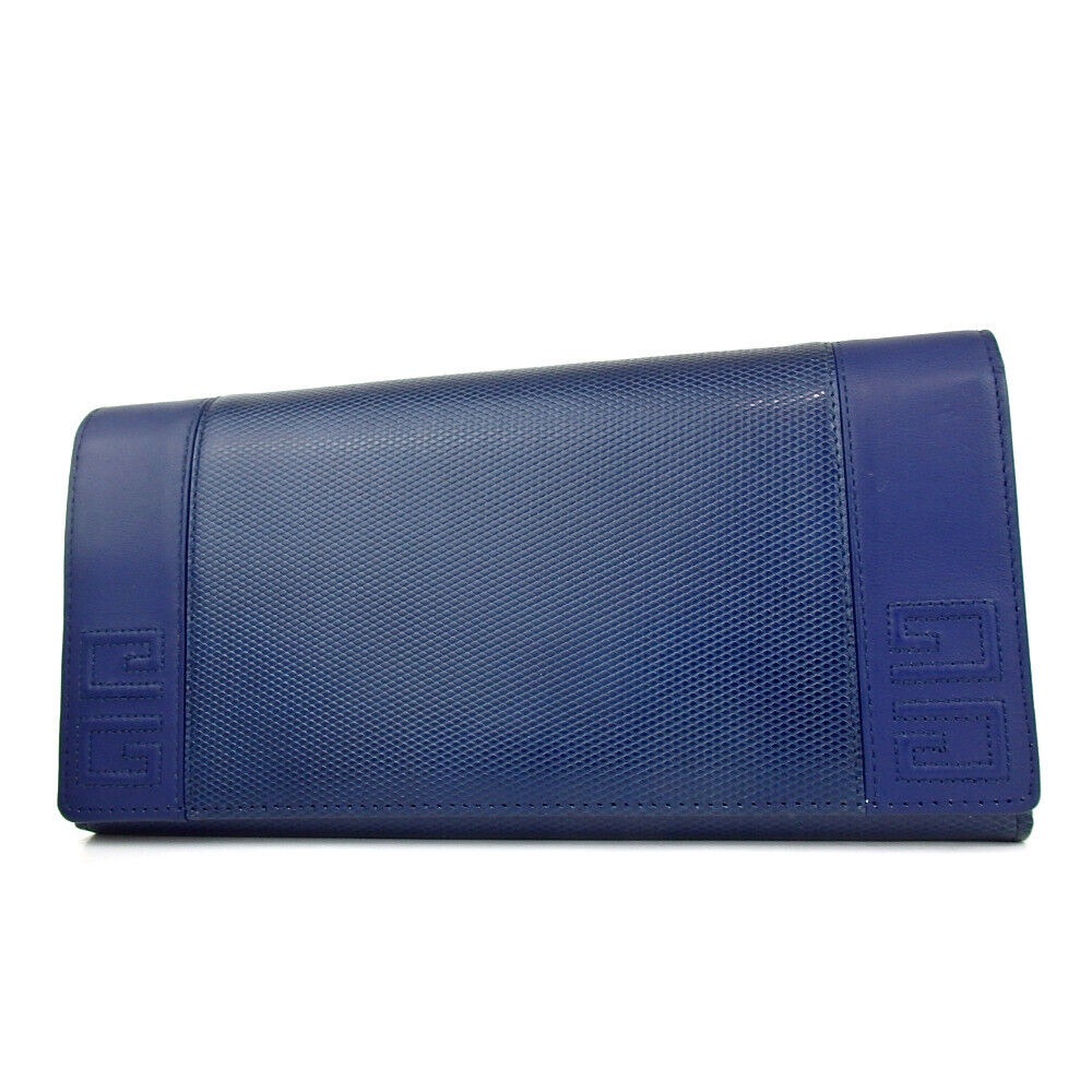 Authentic GIVENCHY G logo flap purse leather